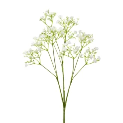 Emerald - Fleur artificielle, tige de gypsophile - H.68cm