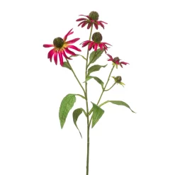 Emerald Fleurs Et Plantes Artificielles | - Fleur artificielle, tige d'échinacée - H.73cm
