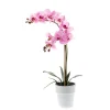 Emerald - Pot de Phalaenopsis artificiel, rose 65cm Best