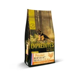 Empreintes - Croquettes poulet sans céréales, moyen/grand chiot - 2,4kg Outlet