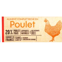 Empreintes Alimentation Et Friandises | - Croquettes pour chien adulte de petite taille poulet sans céréales 3kg