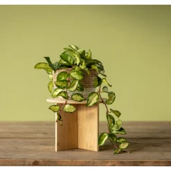 Esschert design Objets De Décoration | - Porte-plantes en bambou D.25 H.19,5cm