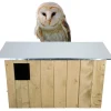 Esschert Oiseaux Du Jardin | - Nichoir chouette effraie. Dimension h 44 x l 85 x p 37 cm