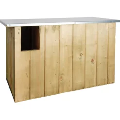 Esschert Oiseaux Du Jardin | - Nichoir chouette effraie. Dimension h 44 x l 85 x p 37 cm