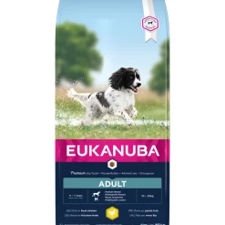 Eukanuba - Croquettes au poulet, pour chien adulte de taille moyenne - 15kg Discount