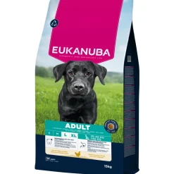 Eukanuba - Croquettes au poulet, pour chien adulte de grande taille - 15kg New