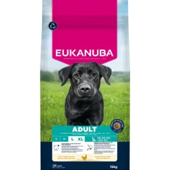 Eukanuba - Croquettes au poulet, pour chien adulte de grande taille - 15kg New
