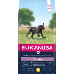 Eukanuba Alimentation Et Friandises | - Croquettes au poulet, pour chiot de grande taille - 12kg