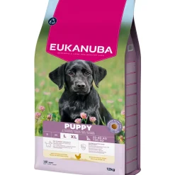 Eukanuba Alimentation Et Friandises | - Croquettes au poulet, pour chiot de grande taille - 12kg