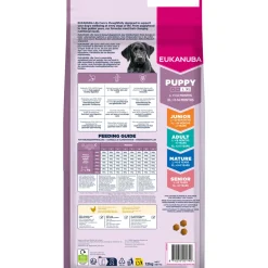 Eukanuba Alimentation Et Friandises | - Croquettes au poulet, pour chiot de grande taille - 12kg