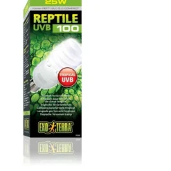 Exo Terra Terrariums, Vivariums Et Accessoires | - Ampoule fluocompacte uvb pour terrarium - - reptile uvb 100 - climat tropical et subtropical 26w
