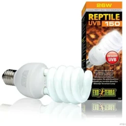 Exo Terra - Ampoule fluocompacte uvb pour terrarium - - reptile uvb 150 - climat désertique 26w Clearance