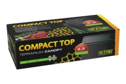 Exo Terra Eclairage | - Galerie compact top mini 30 cm pour terrarium - galerie pour ampoule destinée aux reptiles (tortues, lézards, serpents), amphib