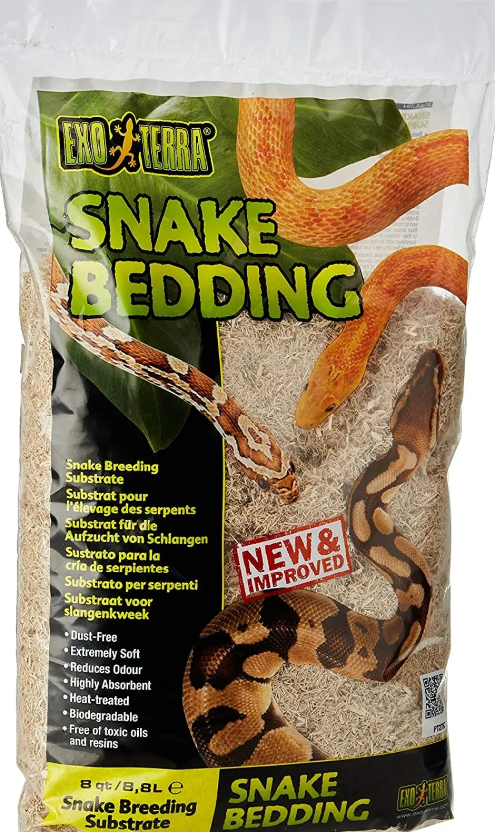 Exo Terra Décoration Et Substrats | - Substrats snake bedding reptile 8.8l