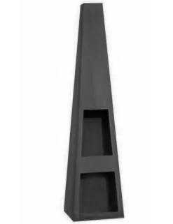 Farm Cook Chauffage D’Extérieur | - Cheminée de jardin en acier texas 118x40x40 cm avec rangement-noir-noir--http://maisondelatendance.com/img/co/11.jpg-