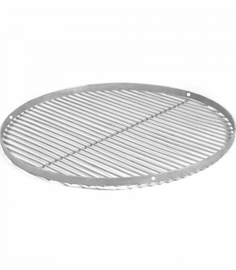 Farm Cook - Grille ronde à suspendre pour brasero en acier-ø 50cm-acier inoxydable---acier inoxydable Sale