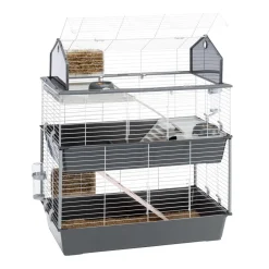 Ferplast Cages Et Accessoires | - Cage "Barn 100 double" pour lapin - 95x57x121cm