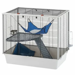 NA Ferplast cage confortable pour fûrets et rats furat, strucutre à plusieurs niveaux avec accessoires inclus, angles renforcés, Clearance