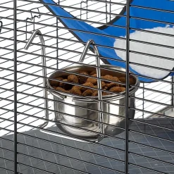 NA Ferplast cage confortable pour fûrets et rats furat, strucutre à plusieurs niveaux avec accessoires inclus, angles renforcés, Clearance