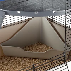 NA Ferplast cage confortable pour fûrets et rats furat, strucutre à plusieurs niveaux avec accessoires inclus, angles renforcés, Clearance