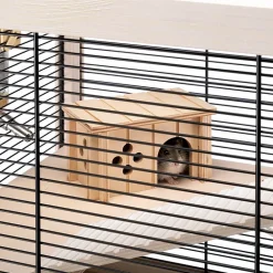NA Ferplast cage en bois fsc pour hamsters hamsterville, souris et petits rongeurs, structure sur plusieurs niveaux, accessoires Sale