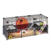 NA Cages Et Accessoires | Ferplast - cage hamster - cage souris - cage hamster grande - grillage métallique - avec accessoires - modulaire - multipla