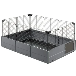 Ferplast Cages Et Accessoires | - Cage modulable ouverte pour cochons d'inde multipla open, en grillage métallique et plastique recyclé
