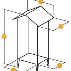 Ferplast Cages, Volières Et Accessoires | - Cage à oiseaux et volière avec toit nota plastique 56115423