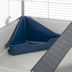 NA Ferplast cage pour fûrets furet tower, structure verticale sur plusieurs étages, roues et accessoires inclus, métal vernis gris et Best