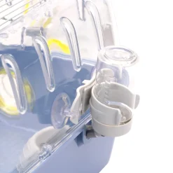 NA Cages Et Accessoires | Ferplast cage pour hamsters combi 2, habitat pour petits rongeurs, plastique robuste, toit avec grille qui s'ouvre, tunnel et