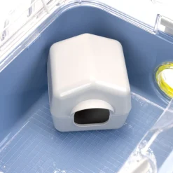 NA Cages Et Accessoires | Ferplast cage pour hamsters combi 2, habitat pour petits rongeurs, plastique robuste, toit avec grille qui s'ouvre, tunnel et