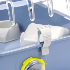 NA Cages Et Accessoires | Ferplast cage pour hamsters combi 2, habitat pour petits rongeurs, plastique robuste, toit avec grille qui s'ouvre, tunnel et