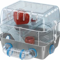 Ferplast - Cage pour hamsters combi 1 fun gris 40,5x29,5x32,5cm 57926499 Discount
