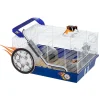 NA Cages Et Accessoires | Ferplast cage pour hamsters dragster, maisonnette pour petits rongeurs, environnement dragster, plastique robuste et métal,