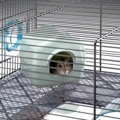 NA Ferplast cage pour hamsters favola, maisonnette pour petits rongeurs, plastique robuste et métal, 2 étages, accessoires inclus Clearance