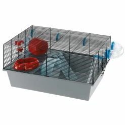 Ferplast - Cage pour hamsters milos large avec environnement original, idéal pour les enfants, accessoires inclus Clearance