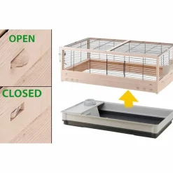 Ferplast - Cage pour lapins arena 120 125 x 64,5 x 51 cm 57089717 Sale