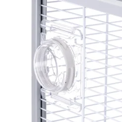 NA Cages Et Accessoires | Ferplast cage pour rongeurs criceti 80 pour hamsters, en métal, accessoires inclus : mangeoire, abreuvoir, maison, roue, étagère,