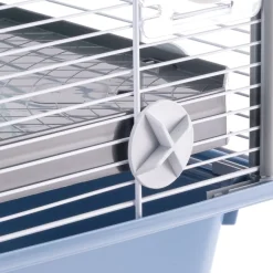 NA Cages Et Accessoires | Ferplast cage pour rongeurs criceti 80 pour hamsters, en métal, accessoires inclus : mangeoire, abreuvoir, maison, roue, étagère,