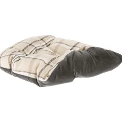 NA Niches, Paniers Et Transports | Ferplast couchage rembourré pour chats et chiens charles 70, divan avec coussin, sofa pour animaux, écossais, velours doux,