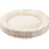 NA Paniers, Transports Et Chatières | Ferplast couchage rond pour chiens et chats lagoon 60, coussin pour animaux, fourrure douce et écologique, lavable, ø 63 x 11 cm,