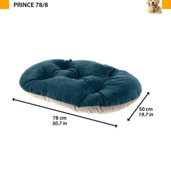 NA Paniers, Transports Et Chatières | Ferplast coussin pour chiens et chats prince 78/8, petit lit rembourré pour animaux, double-face, 78x50 cm, rose