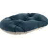 NA Ferplast coussin pour chiens et chats prince 78/8, petit lit rembourré pour animaux, double-face, 78x50 cm, bleu Clearance
