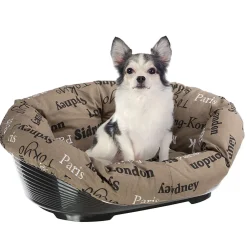 NA Ferplast coussin pour panier chien et chat sofa' 4, en coton, matelas coussin rembourré pour lit pour chien et chat d'intérieur, Clearance