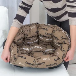 NA Ferplast coussin pour panier chien et chat sofa' 4, en coton, matelas coussin rembourré pour lit pour chien et chat d'intérieur, Clearance