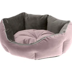 NA Ferplast divan pour chats et chiens queen 60 con coussin, couchage rembourré pour animaux, double-face, velours doux, lavable, Discount