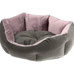 NA Paniers, Transports Et Chatières | Ferplast divan pour chats et chiens queen 45 con coussin, couchage rembourré pour animaux, double-face, velours doux, lavable,