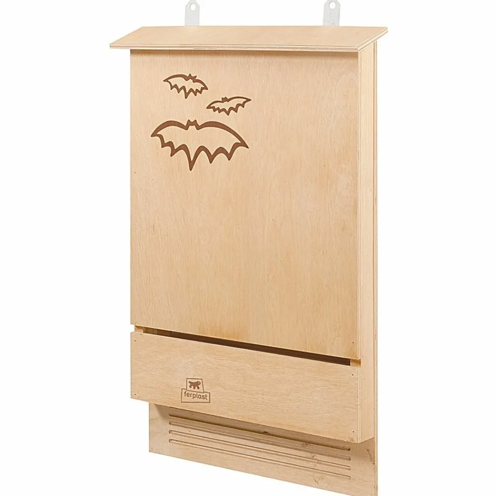 NA Ferplast maison pour chauve-souris bat house nid pour chauve-souris en bois fsc, protection contre les moustiques et insectes Discount