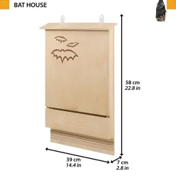 NA Ferplast maison pour chauve-souris bat house nid pour chauve-souris en bois fsc, protection contre les moustiques et insectes Discount