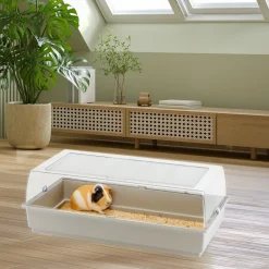 NA Cages Et Accessoires | Ferplast maxi du cage pour rongeurs pour hamsters, cochons d'inde, cochons d'inde, lapins, en plastique. 99x51,5xh36cm